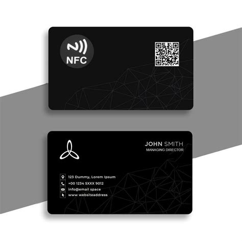 design free nfc business card 2024|nfc business card template.